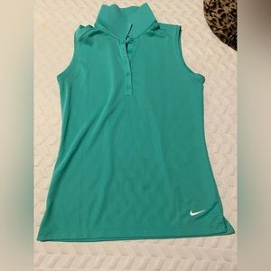 Light blue women’s golf shirt